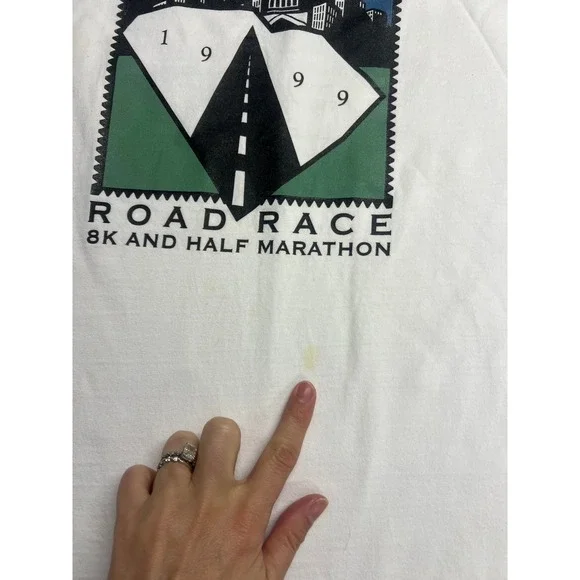 Vintage Governors Cup 1999 T-Shirt White Mens XL Cotton Single Stitch Racing - Picture 3 of 13